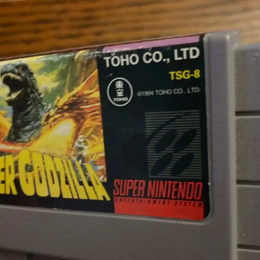 Super Godzilla -  Game Cartridge Only - SUPER NINTENDO SNES 1994 used good